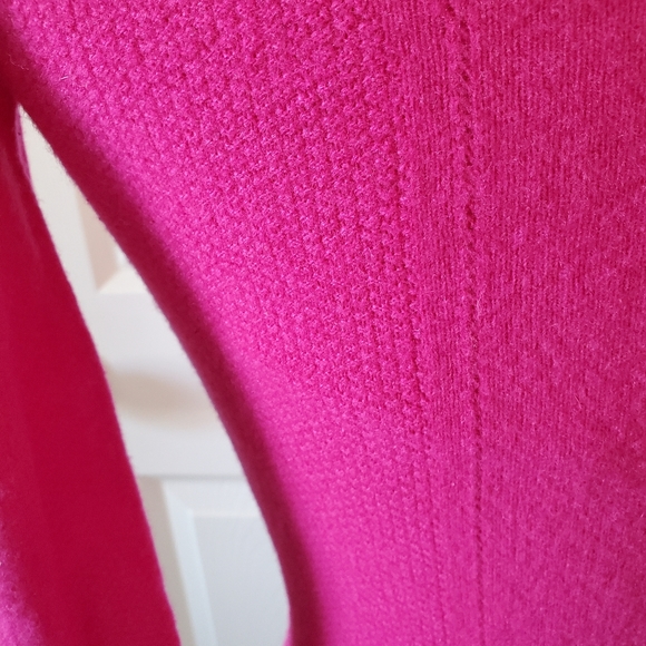 Giorgio Armani Pink Wool Cashmere Long Sleeve Sweater Women's Size XS/Small - Picture 8 of 10